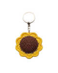Handcrafted Crochet Sunflower Keychain
