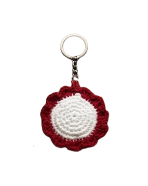 Handcrafted Crochet Sunflower Keychain