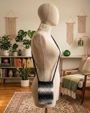 Handcrafted Crochet Crossbody Bag