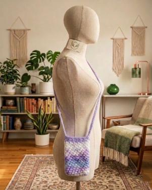 Handcrafted Crochet Crossbody Bag