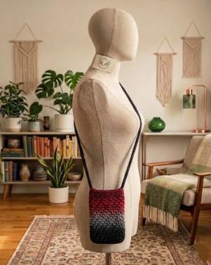 Handcrafted Crochet Crossbody Bag