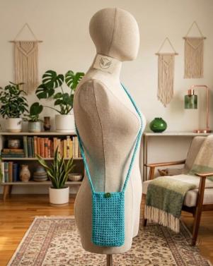 Handcrafted Crochet Phone Crossbody Bag