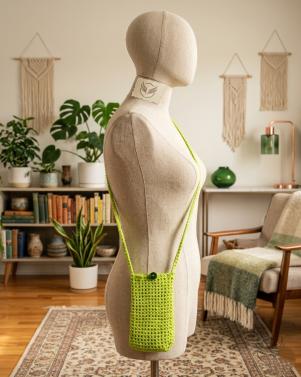 Handcrafted Crochet Phone Crossbody Bag