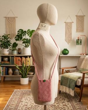Handcrafted Crochet Phone Crossbody Bag