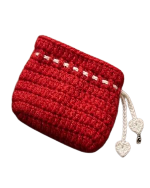 Handcrafted Crochet Drawstring Pouch