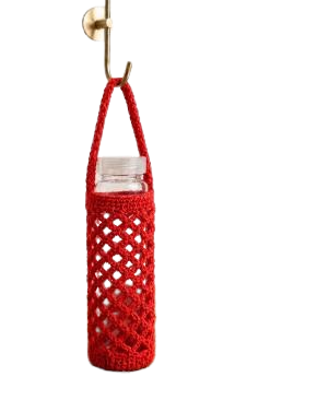 Handcrafted Crochet Bottle Holder