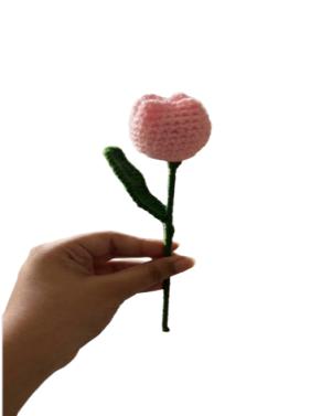 Handcrafted Crochet Tulip