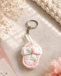 Handcrafted Crochet Slipper Keychain