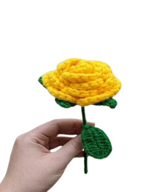 Handcrafted Crochet Rose